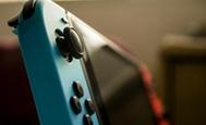 Nintendo Switch angled shot